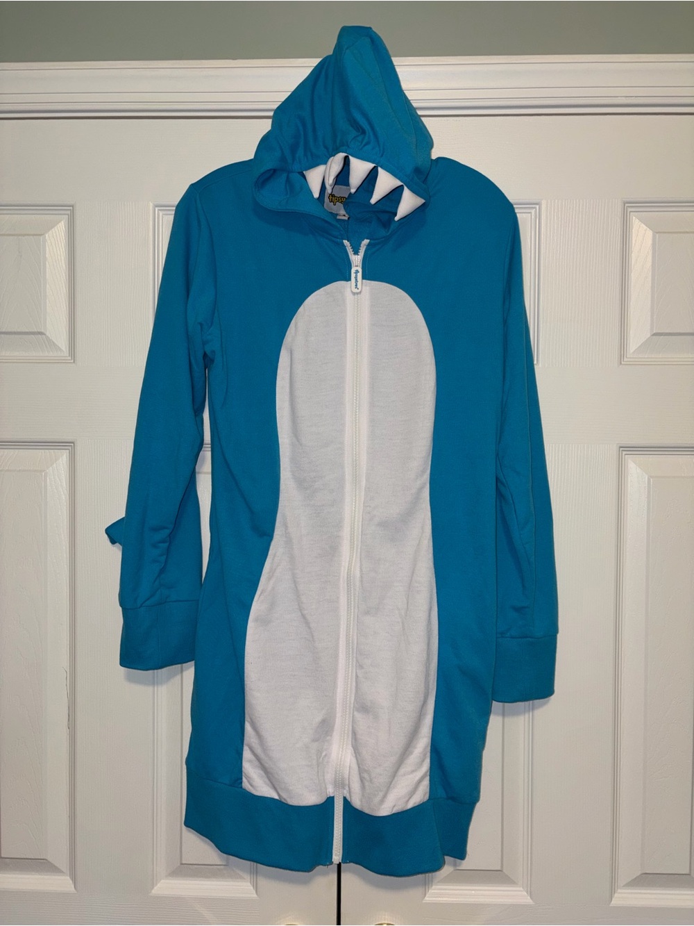 Tipsy Elves Blue Shark Dress Women Size Large Halloween Costume